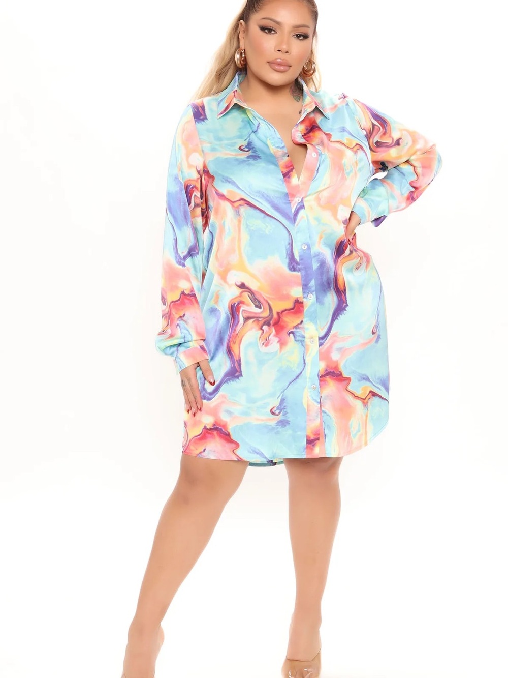 Always Mine Shirt Dress